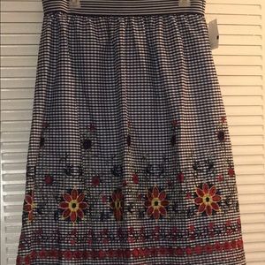 🌸Navy/White Skirt